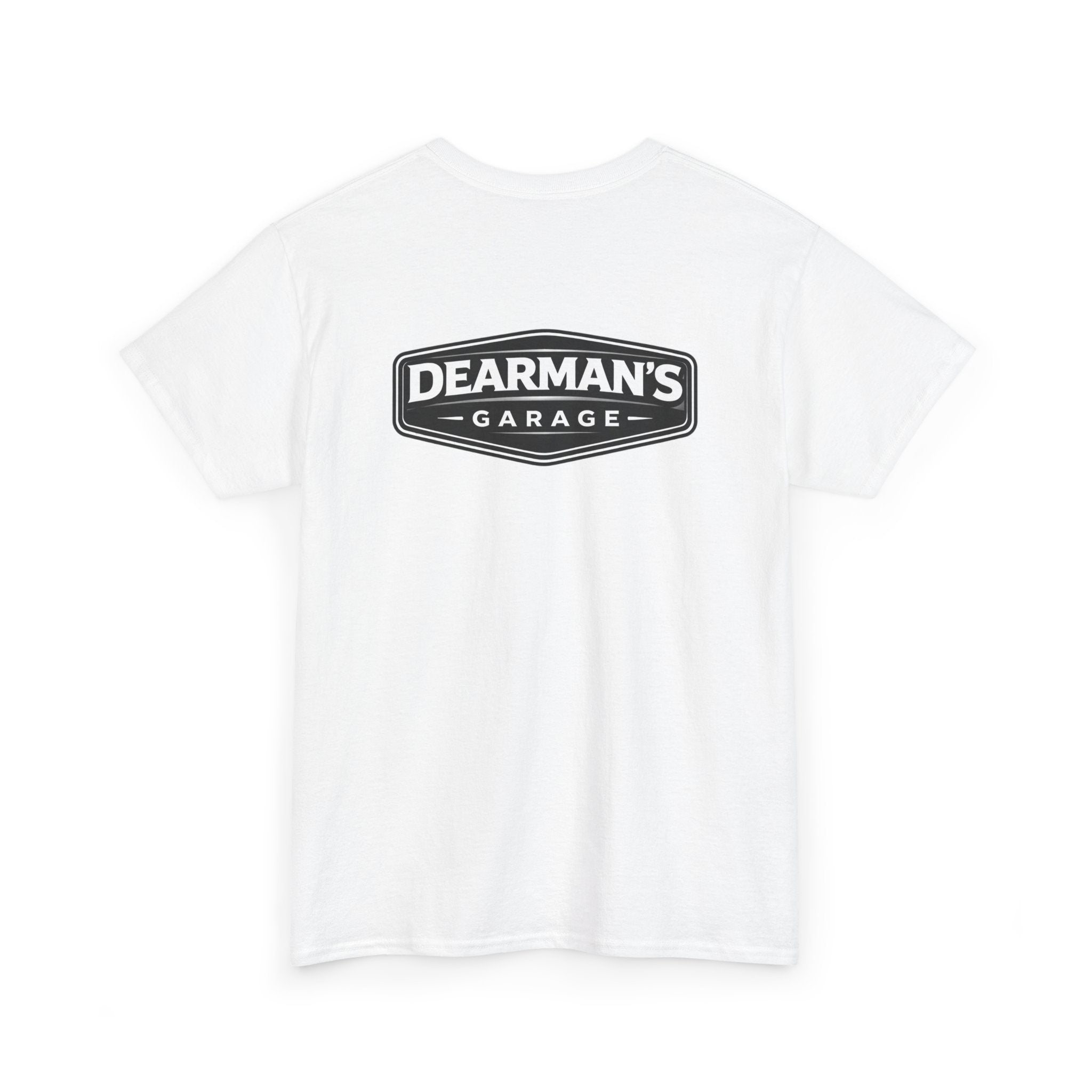 Dearman’s garage back banner tshirt
