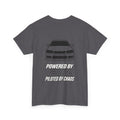 Car Drift Tee — Minimal Front Logo & Rear Skyline Coupe Graphic